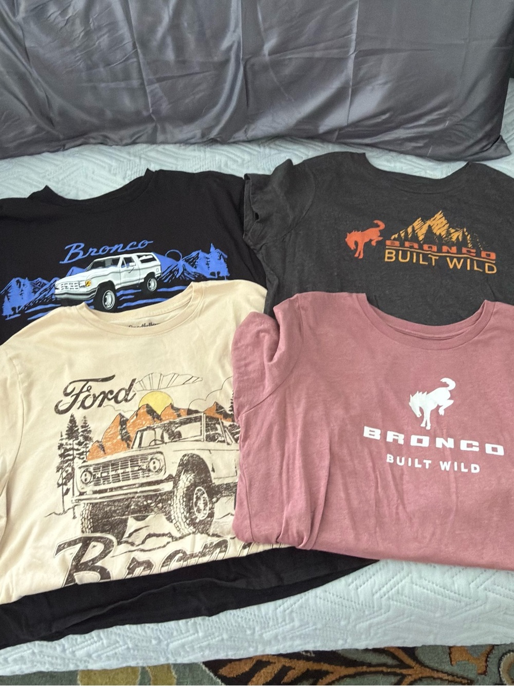 Ford Bronco 4 Tshirt bundle